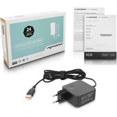 Movano Зарядно за лаптопи Lenovo, 40W / 20V / 2A / конектор USB (ZZ/T/LEN202Y)