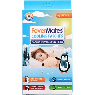 FeverMates cooling nálepkové chladivé náplasti pre deti 6 ks