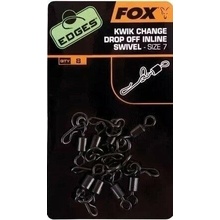 Fox Fishing Edges Kwik Change Drop Off Inline Swivel veľ.7