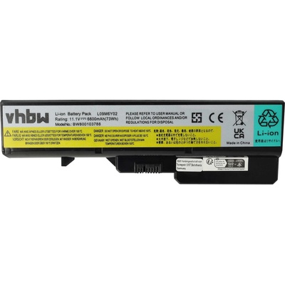 VHBW Батерия за Lenovo IdeaPad B470 / G460 / V360 / Z560, 6600 mAh (800103788)