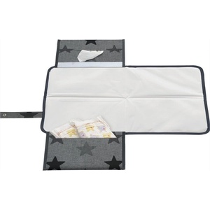 Dooky Сгъваема подложка за повиване 3 в 1 Dooky - Grey Stars (DK-126466) - baby