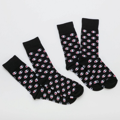 Champion Legacy Fash Sock čierne biele červené