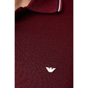 Giorgio Armani тениска мъжка от памук с еластан (EM004606.AF23090) - answear - 254,06 лв