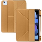 Torrii Torrio Plus Case - кожен кейс и  оставка с отделение за Apple Pencil за Apple Pencil за iPad Air 4 (2020), iPad Pro 11 M1 (2021), iPad Pro 11 (2020), iPad Pro 11 (2018) (кафяв)