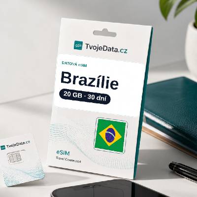 eSIM Brazílie 20 GB / 29 dní