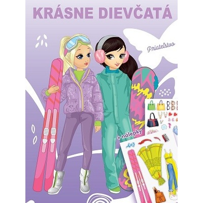 Krásne dievčatá priatelstva + nálepky