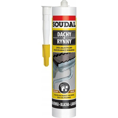Soudal Strešný silikónový 300 ml transparentná