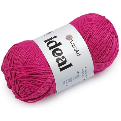Bavlněná pletací příze Ideal 50 g Varianta: 10 (243) pink, Balení: 1 ks 61627/160031/286129