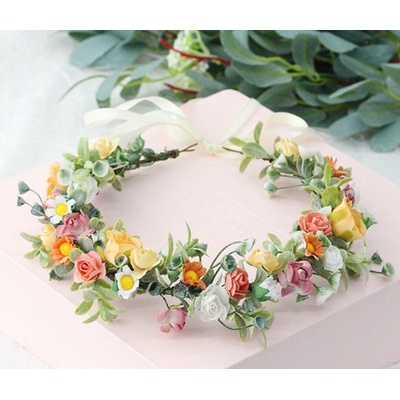 Naishide Jewelry Letní květinový věneček do vlasů ROSE