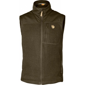 Fjällräven Мъжки поларен елек Fjällräven Buck Fleece Vest Fleece vest - Dark Olive (032-0400-0114)