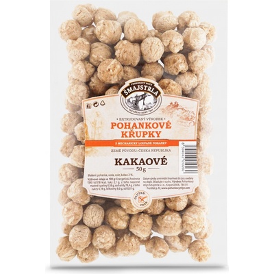 Šmajstrla Pohánkový mlyn Pohánkové chrumky Kakaové 50 g