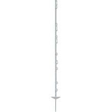 Plastová tyčka pre elektrický ohradník, dĺžka 156 cm, 11 očiek, biela