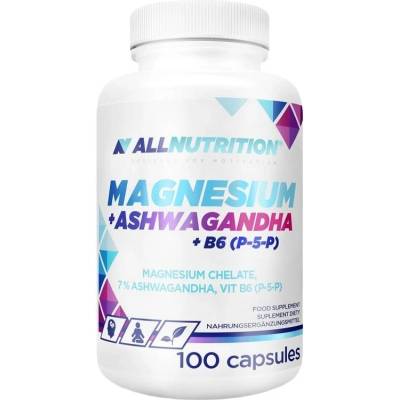 ALLNUTRITION Magnesium + Ashwagandha + B6, 100 капсули, AllNutrition (8701)