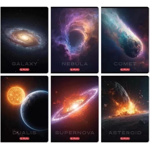 Herlitz Тетрадка на квадратчета Cosmos, формат A4, различни видове (400212834)