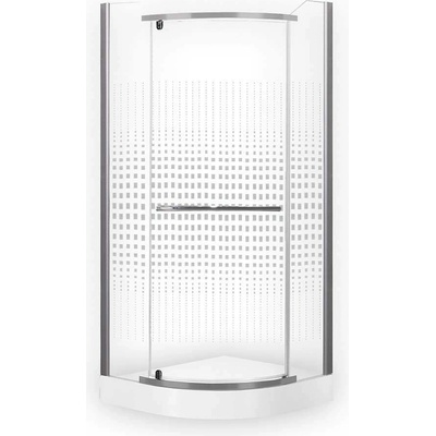 Roth ELARIS 80 cm Stříbrná Sklo POTISK 195 cm 4520001