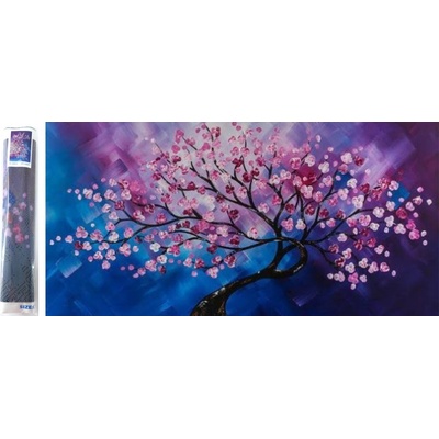 Norimpex Diamantové malování Rozkvetlý strom 80 x 40 cm – Hledejceny.cz