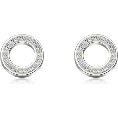 Prosperk náušnice chirurgická ocel kroužky se zirkony S0903