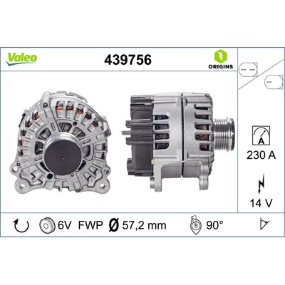 generátor VALEO 439756