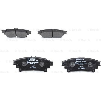 BOSCH Sada brzdových platničiek kotúčovej brzdy 0986494873