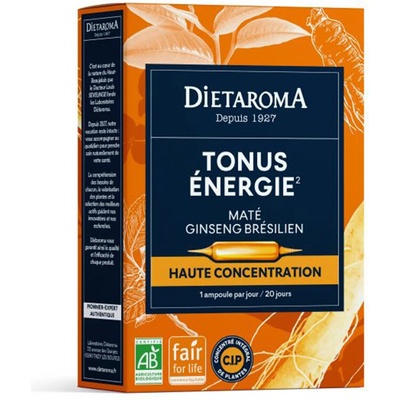 Diétaroma Тонус и енергия (с йерба мате, бразилски женшен), 20 ампули за пиене х 10 ml | Dietaroma (515873 (151587))