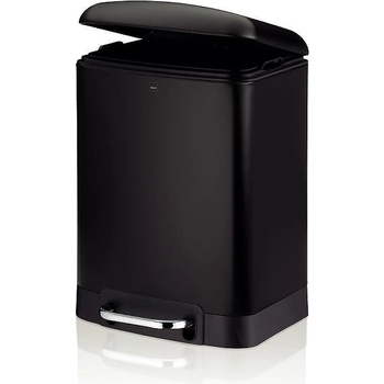 Image 1 of Kela Кош за отпадъци kela davino с педал (6 л) - черен (kela 22975)
