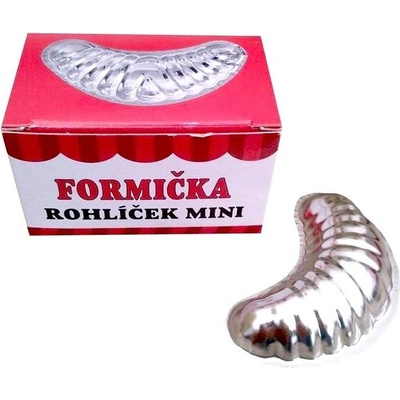 Kovovýroba Bystřice Formičky rohlíček mini 30 ks 60 mm