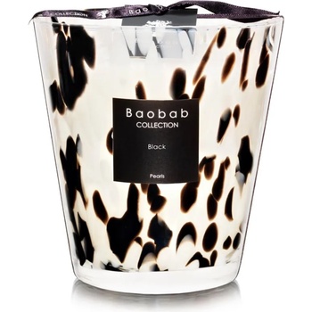 Baobab Collection Pearls Black ароматна свещ 16 см