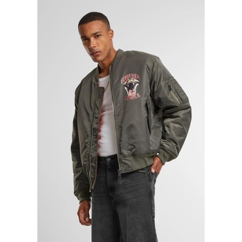 Mister Tee Мъжко Бомбър Яке Forever Fierce MA1 Bomber olive XXLUB-MT3279-00176 - Тъмносив, размер XXL