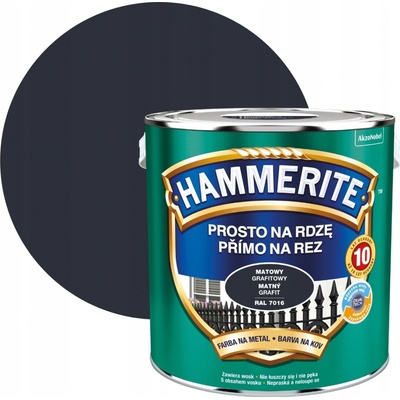Hammerite 2,5l matný RAL7016 grafitová
