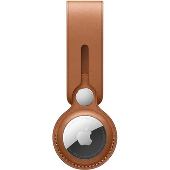Image 1 of Apple AirTag Leather Loop - saddle brown MX4A2ZM/A