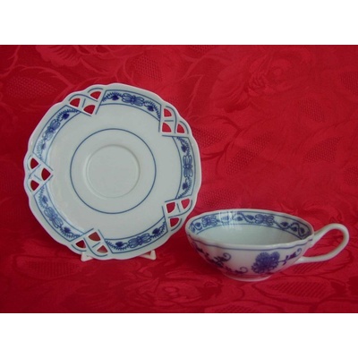 Cibulák šálka +podšálka ozdobná 0,20 l cibulový porcelán