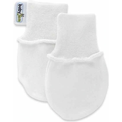 BabyJem Ръкавички за новородени BabyJem - White (398)