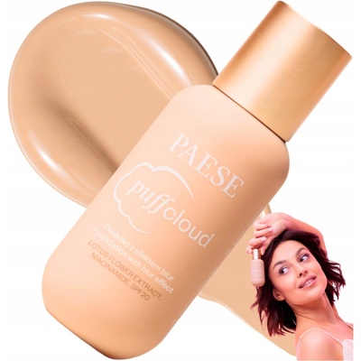 Paese Puff Cloud Foundation Make-up s blur efektem 04 Shell Beige 37 ml