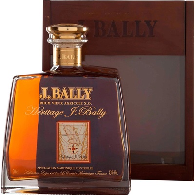 J. Bally Vieux Heritage XO 43% 0,7 l (tuba)
