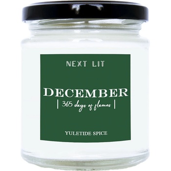 Image 1 of With Scent of Books Ароматна свещ Next Lit 365 Days of Flames - December (NL037)