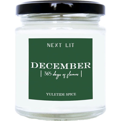 With Scent of Books Ароматна свещ Next Lit 365 Days of Flames - December (NL037)