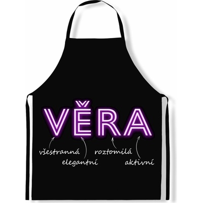 Impar Zástěra Ženská jména NEON Věra