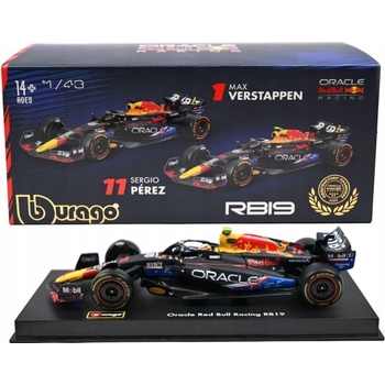 Kovový model auta Red Bull RB19 Sergio Perez 2023 VC USABBurago 1:43