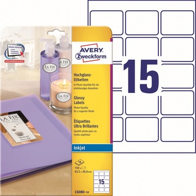 Avery Zweckform 10 listů, A4, bílé C6080-10