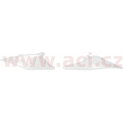 Rtech bočné číslové tabuľky KTM biele pár