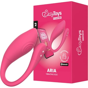 EasyConnect Vibrating Egg Aria App-Controlled Pink