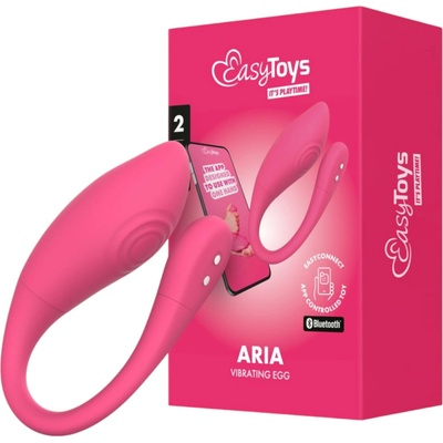 EasyConnect Vibrating Egg Aria App-Controlled Pink