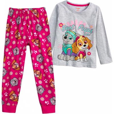 Dívčí pyžamo Paw Patrol šedé