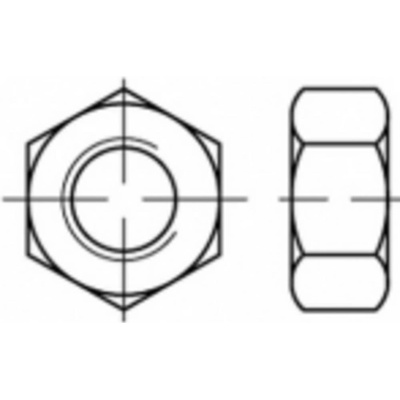 TOOLCRAFT TO-5371545 šestihranné matice M16 nerezová ocel A2 50 ks