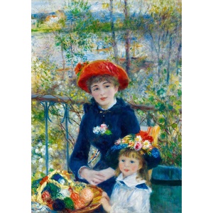 Bluebird Puzzle - Puzzle Renoir - Two Sisters (On the Terrace), 1881 - 1 000 piese