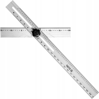 Yato Hliníkové pravítko 600 mm x 360 mm YT-70791