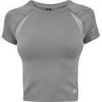 Under Armour Фланелка с къс ръкав Under Armour Women's Motion Mesh Short Sleeve Performance Gym Top - Green/Titanium