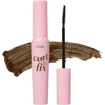 ETUDE Curl Fix Mascara vodeodolná riasenka pre objem a natočenie mihalnic 02 Brown 8 g