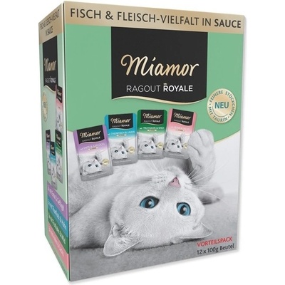 Miamor Ragout Royal Mix sada vrecúšok v omáčke 12 x 100 g