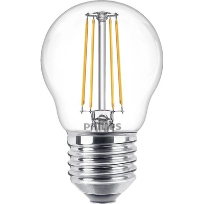 Philips LED 76317600 LED F A G E27 kvapkový tvar 4.3 W = 40 W teplá biela